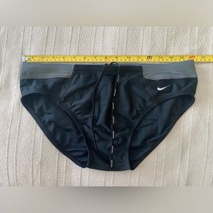 Nike gray swim briefs